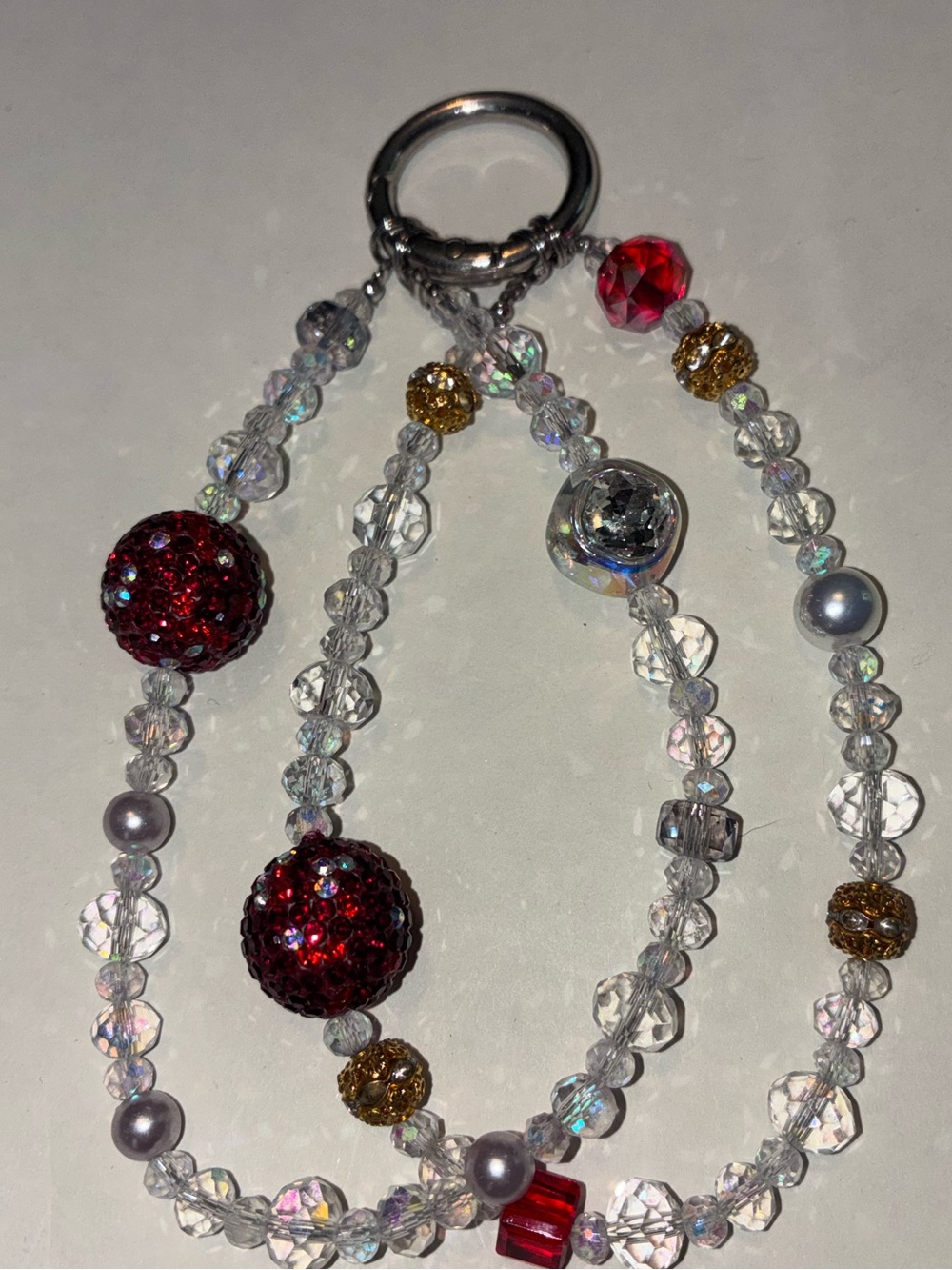 Beaded Charm  Keychain bag charm